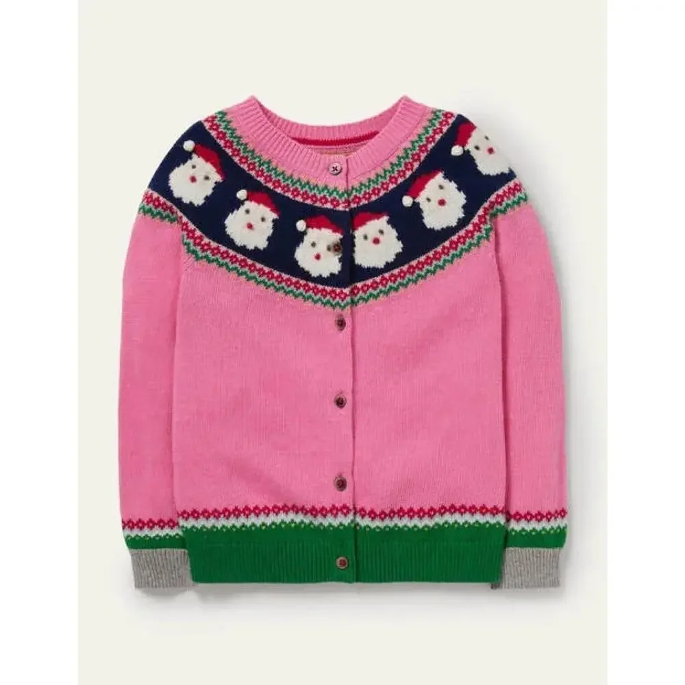 NWT❤️Mini Boden Cosy Fair Cardigan sz8-9Y